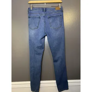 Aero High Rise Jegging Jeans Womens 8 Medium Wash Distressed Stretch Denim thumbnail 4