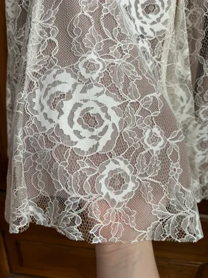 Revolve Tracy Mini Dress in Ivory thumbnail 7