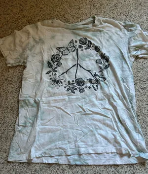 American Eagle Peace Sign Graphic Tee thumbnail 1