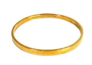 Kate Spade Heart Of Gold Idiom Bangle Bracelet Smell the Roses thumbnail 4