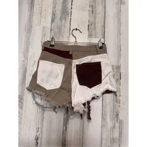 High waisted brown shorts size XS Tan thumbnail 7