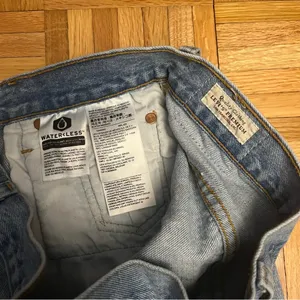 Levi's Blue Distressed Jean Shorts 29 thumbnail 5