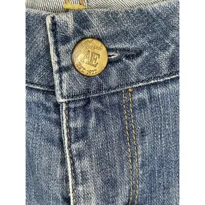 90s Y2K American Eagle Live Your Life Real Flare Distressed Denim Jeans 14 thumbnail 7