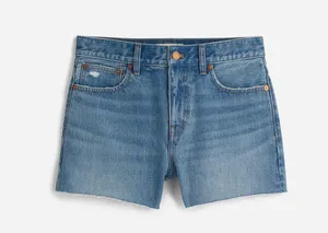Relaxed Denim Shorts in Kelton Wash: Raw-Hem Edition thumbnail 6