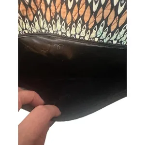 Vera Bradley Brown Multi-Color Sierra Stream Pattern Laptop Messenger Bag Women thumbnail 9