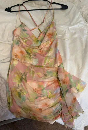 Floral Print Bodycon Dress thumbnail 2