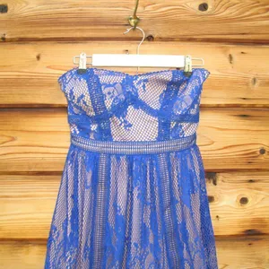 Lulu's Ryse the Label Lace Strapless Mini Dress thumbnail 5