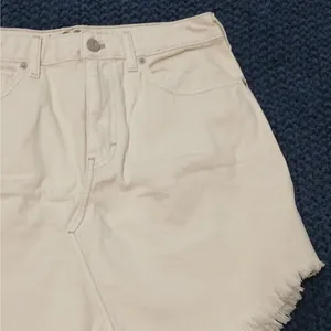 We The Free Bailey Denim Jeans Cut Off Skirt Sz 28 Ivory Western Coastal Cowgirl thumbnail 7