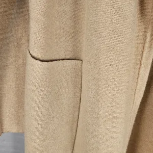 J Crew Womens Beige Brown Juliette Collarless Sweater Blazer XS‎ thumbnail 3