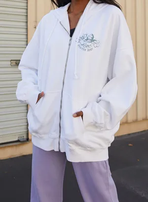Brandy Melville Zip Up Hoodie thumbnail 1