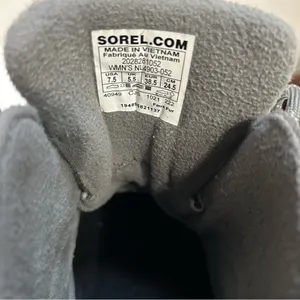 Sorel Kinetic Breakthru Caribou Suede Boot in Quarry and Sea Salt thumbnail 5