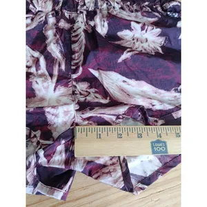 FP Movement Free People Women's Athletic Running Shorts Size S Burgundy Floral thumbnail 11