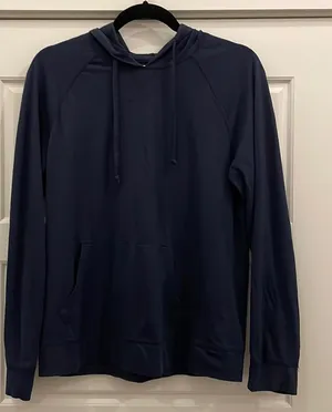 Women's Public Opinion‎ Navy Hoodie size medium thumbnail 1