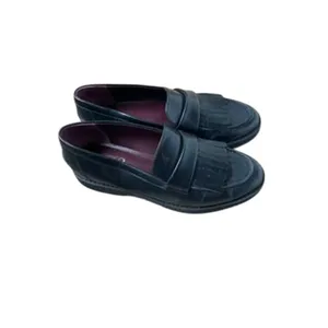 Franco Sarto Black Lug Loafers thumbnail 5