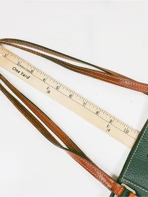 Dooney & Bourke Lexington Small Shopper Tote Bag Pebble Leather Dark Green Sage thumbnail 12