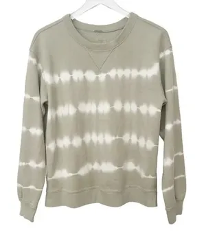ABERCROMBIE & FITCH Soft‎ A&F Collection Garment Dyed Sweatshirt in Celery Green thumbnail 1