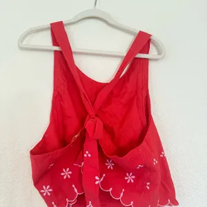 NWOT free people Kayla solid embroidered top thumbnail 10