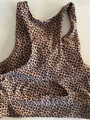 AllFenix Cheetah Sand Sports Bra. Size Medium thumbnail 4