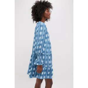 Tuckernuck Pomander Place Blue Ikat Kenzo Dress thumbnail 9