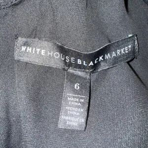 WHITE HOUSE BLACK MARKET‎ Black Sleeveless Choker Neck Shift Dress EUC Size 6 thumbnail 9
