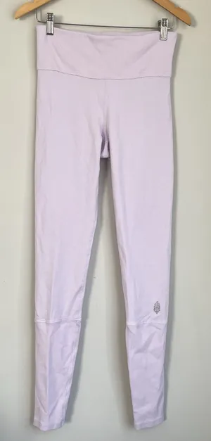 Free People Movement Lilac Purple High Rise Leggings Size Medium thumbnail 1