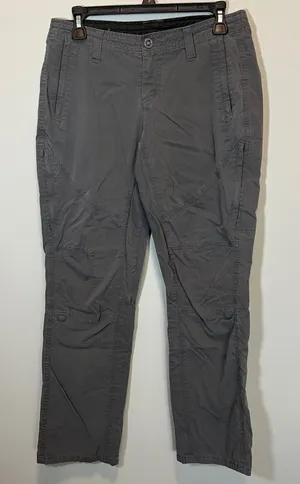 KUHL‎ Women's Charcoal Gray Hiking Pants Articulated Knee Size 4 Short thumbnail 1