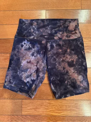 Lululemon Align High-Rise Biker Short 8" Diamond Dye Graphite Size 8 thumbnail 2