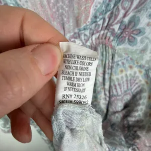 World Market Paisley Rayon‎ Kaftan Maxi Dress Size S/M Kimono Sleeve Boho Soft thumbnail 9