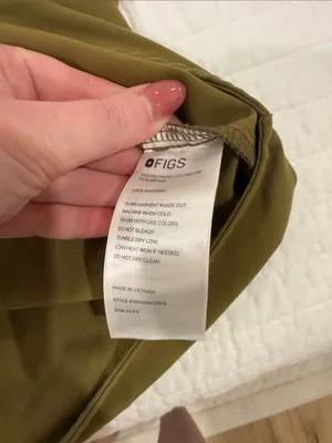 Women’s FIGS Martini Olive Rafaela Scrub Top thumbnail 2