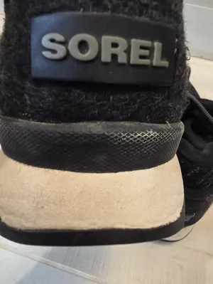 {10} SOREL Kinetic 5.5 Knit Lace Up Low Top Sneaker Women's Gray Black thumbnail 4