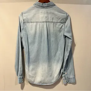 Abercrombie & Fitch Blue Denim Shirt thumbnail 2