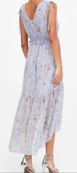 BANANA REPUBLIC Floral Ruched Maxi Dress thumbnail 1