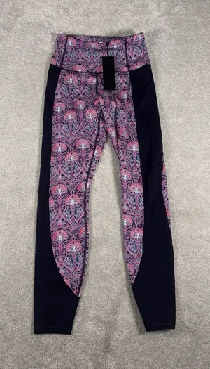 Greyson Leggings Womens Small Floral Nouveau NWT‎ Golf Purple thumbnail 1