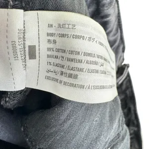 Abercrombie Fitch 90s‎ Straight Ultra High Rise Gray Wash Denim Jeans Size 2R 26 thumbnail 6