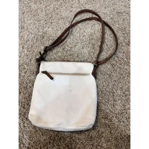 BOC Born Concept Crossbody Handbag Cream Brown Zip Top‎ Organizer Purse Bag thumbnail 4