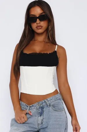 White Fox Corset Top thumbnail 1
