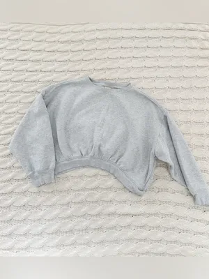Universal Light Gray Crewneck Sweater for Women thumbnail 2