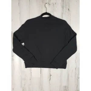 NWT Juicy by Juicy Couture Black Silver Graphic Sweatshirt Women's Size XS thumbnail 7