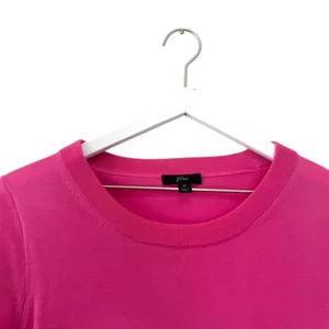 J.Crew Pink 100% Merino Wool Lightweight Crewneck Sweater Size M thumbnail 4