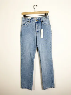 NWT Rolla’s Classic Straight 90s Blue Jeans Denim Size 25 thumbnail 4