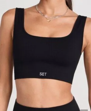 Set Active Ribbed Sports Bra thumbnail 1