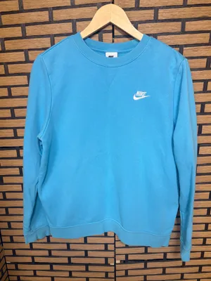 Nike blue sweatshirt size large thumbnail 1