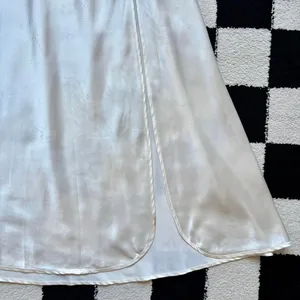 Vintage Victoria’s Secret White Satin Maxi Slip Gown S thumbnail 4
