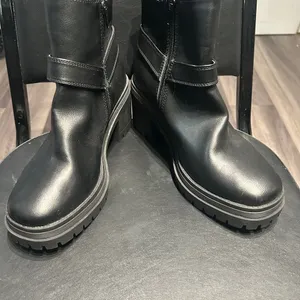Sincerely Jules Black Combat Boots size 8 women’s thumbnail 2