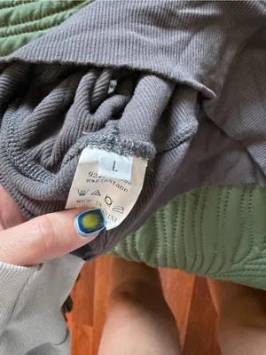 Gray Athletic Bra Top Size L thumbnail 4