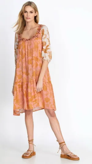 Johnny‎ Was Kalik Mini Dress Size Small thumbnail 1