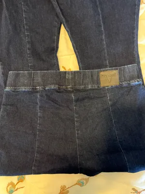 L&B Flare Jeans High-Rise Raw Hem Blue Women’s 10 thumbnail 3