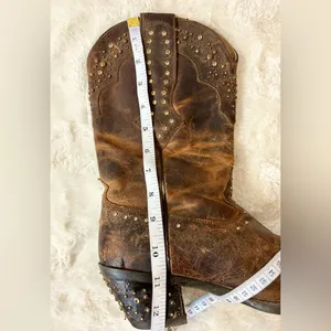 Ariat Womens Rhinestone Cowgirl Boots in Sassy Brown Size 7 thumbnail 12