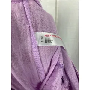 Urban Outfitters Out From Under Purple Gauze Cotton Jumpsuit Sz.S thumbnail 13