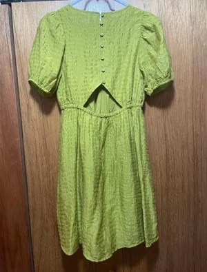 Madewell Kirkley Green Dress thumbnail 5